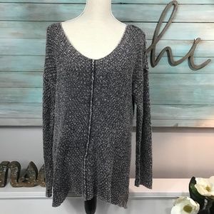 Vintage Havana Scoopneck Tunic Sweatshirt, S